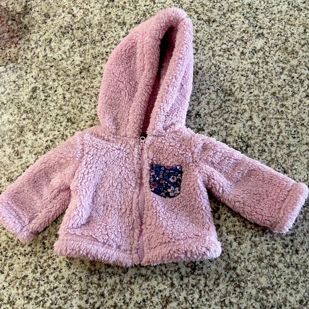 Lavender/Purple Coat , baby girl new born size Newborn